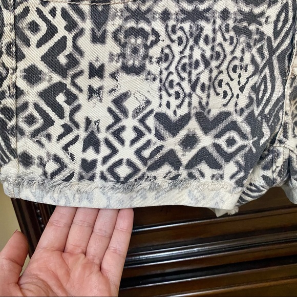 Tribal Studded Low Rise Jean Shorts | 7 - Picture 3 of 8